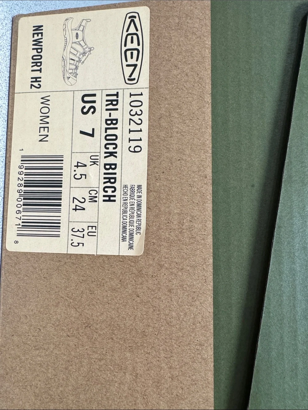 Keen Kids Sandal in Mint, Peach & Tan